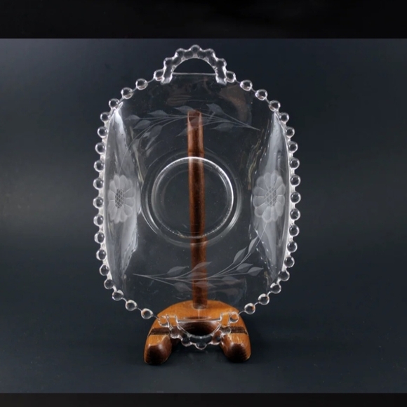 Hughes Cornflower Candlewick Dish - Picture 7 of 7